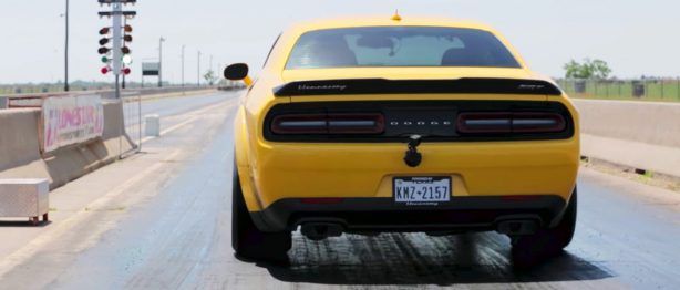 Yellow Dodge Charger SRT
