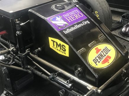coin holder on jack beckman's funny car