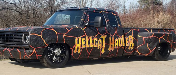 Pickup Running on SRT<sup>&reg;</sup> Hellcat Blood
