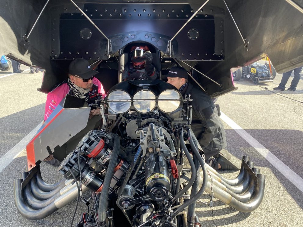Getting ready to race
