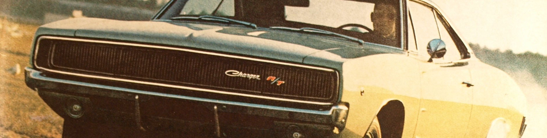 Front grille of the 1968 Charger R/T