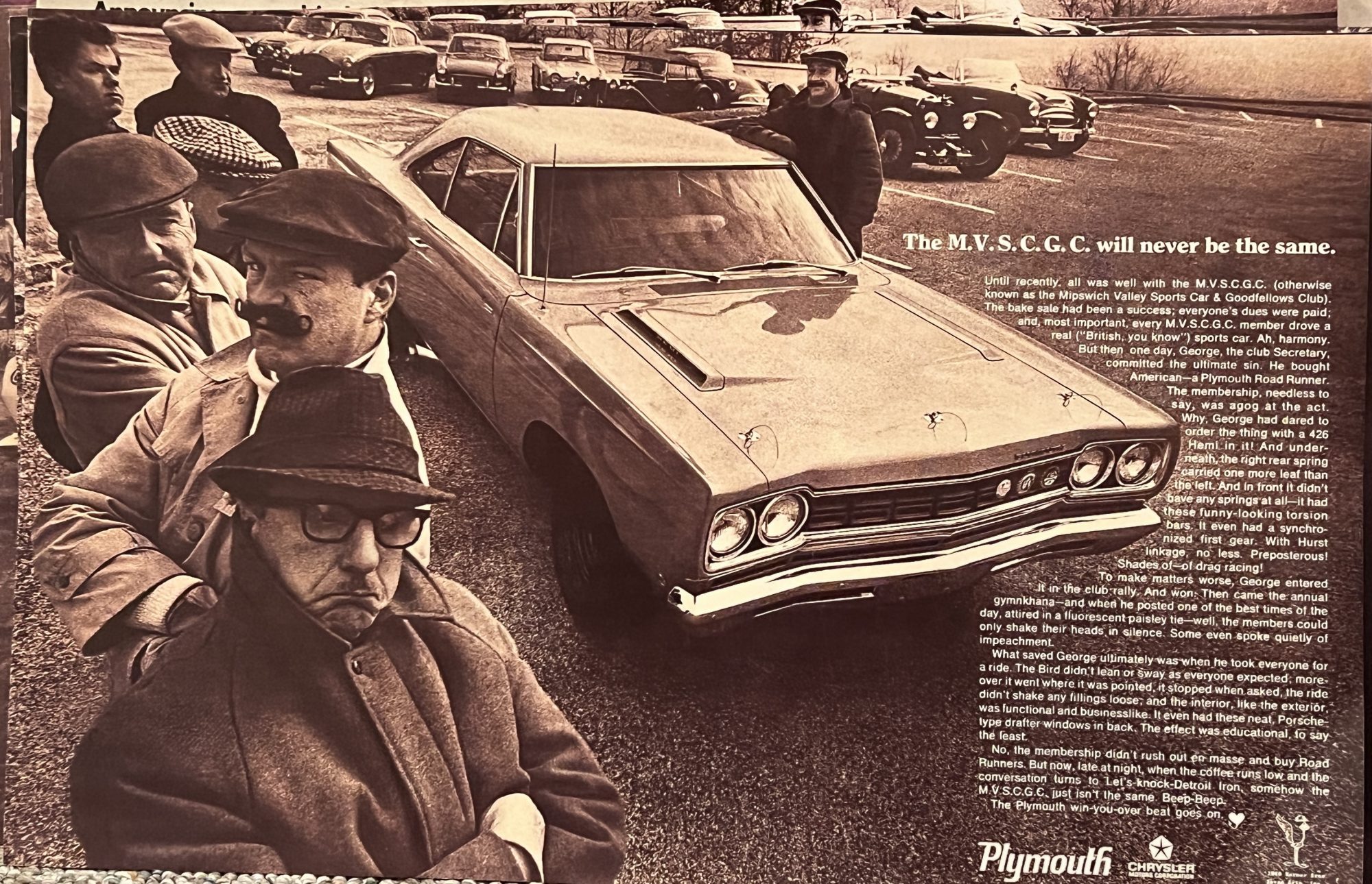 Vintage Plymouth advertisement