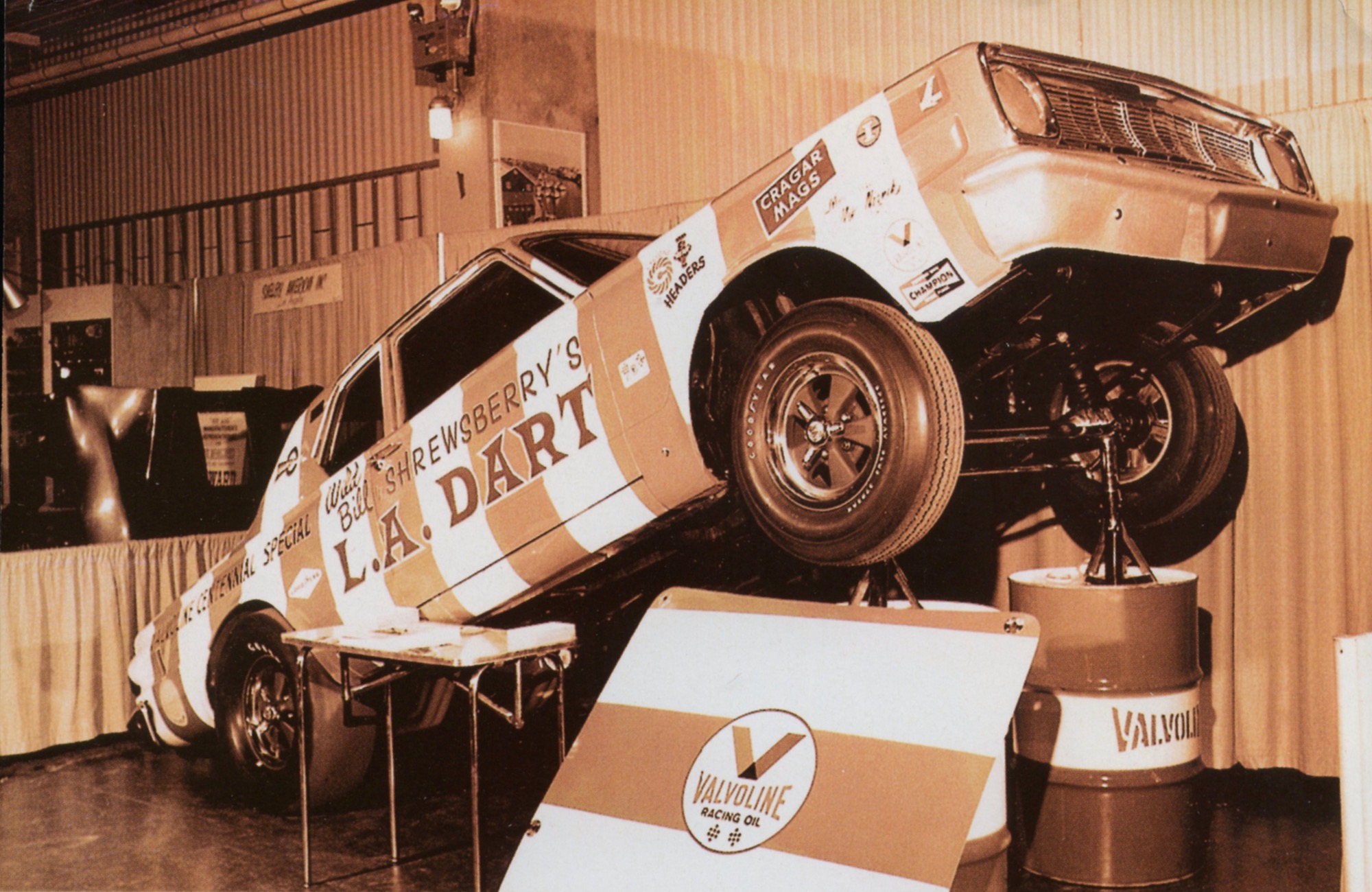 vehicle on display at SEMA