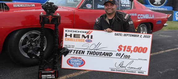 Comella Captures Second Consecutive Dodge HEMI<sup>&reg;</sup> Challenge Victory at 68th Annual Dodge Power Brokers NHRA U.S. Nationals