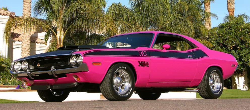 Panther Pink Six Pack Challenger T/A | DodgeGarage