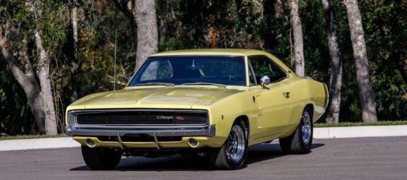 Legendary Muscle: SRT<sup>®</sup> Hellcat-Powered 1968 Dodge Charger Heads to Auction