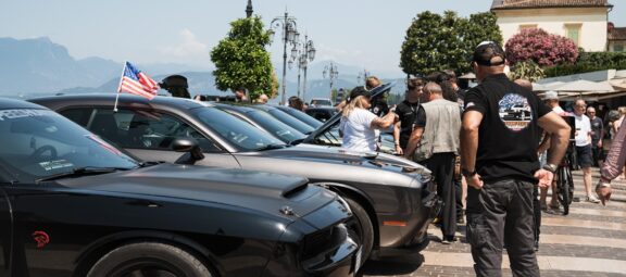 Brotherhood of Muscle Ignites Again: 4th Annual Dodge Day Powers Through Lazise, Italy