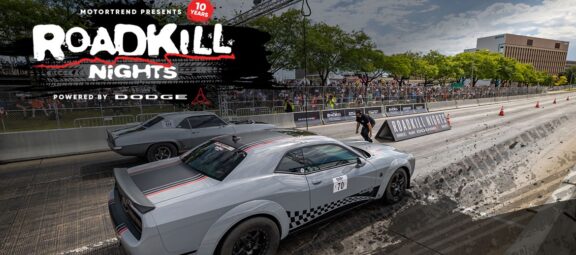 All-new Dodge Muscle, Dodge Thrill and Drift Rides, Ram NASCAR Concept and Celebrity Appearances Bring Fun for Performance Fans at 10th MotorTrend Presents Roadkill Nights Powered by Dodge
