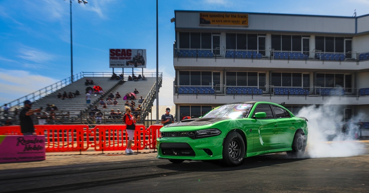 Zdung Ho Sets Then Smashes Dodge Charger SRT® Hellcat World Record