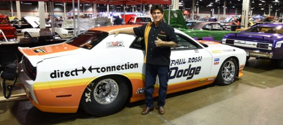 NHRA Legend Paul Rossi Debuts New Dodge Challenger Super Stock Racecar