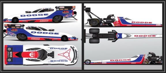 First Look: Tony Stewart Racing Drivers Pruett, Hagan Share Sneak Peek of New Dodge Livery