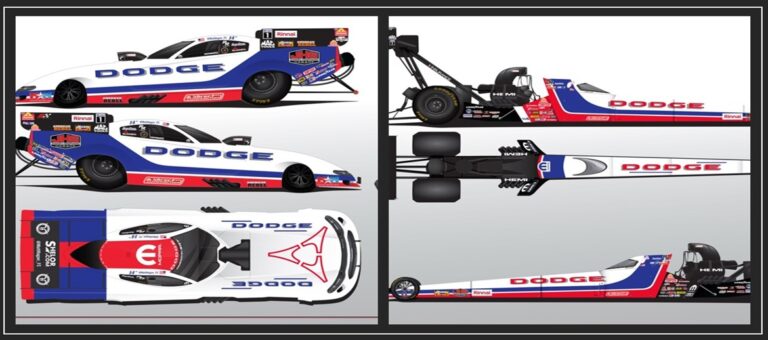 First Look: Tony Stewart Racing Drivers Pruett, Hagan Share Sneak Peek of New Dodge Livery image