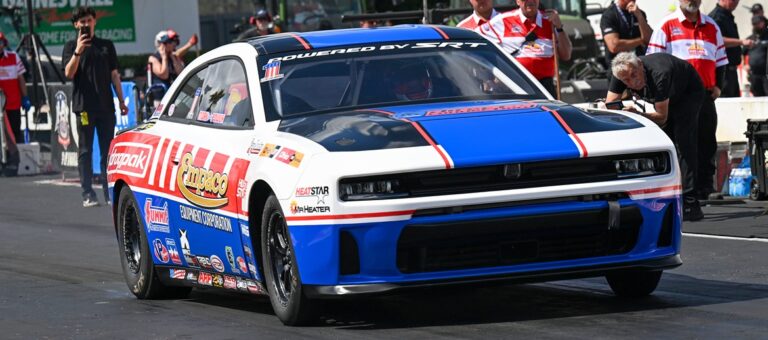 Cowboy Up: Mark Pawuk Makes NHRA Debut in New Dodge Charger Drag Pak at Gatornationals image